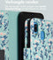 imoshion Hoesje Geschikt voor Samsung Galaxy A40 Hoesje Met Pasjeshouder - imoshion Design Bookcase smartphone - Blauw / Blue Flowers