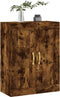 vidaXL - Wandkast - 69,5x34x90 - cm - bewerkt - hout - gerookt - eikenkleurig