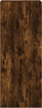 vidaXL - Tv-wandmeubel - 40,5x30x102 - cm - bewerkt - hout - gerookt - eikenkleurig