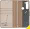 Accezz Hoesje Geschikt voor Motorola Moto G8 Power Hoesje Met Pasjeshouder - Accezz Wallet Softcase Bookcase - goud