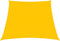 vidaXL - Zonnezeil - 160 - g/m² - 3/4x3 - m - HDPE - geel