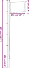 vidaXL - Vlag - met - vlaggenmast - Verenigde - Staten - 6,23 - m - aluminium