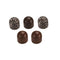 Mama Memo Chocoladebonbons Hout 3,5 Cm Bruin 5 Stuks