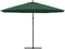 vidaXL - Zweefparasol - 3,5 - m - groen