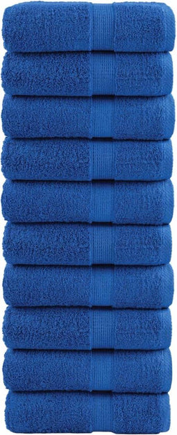 vidaXL - Gastendoekjes - SOLUND - 10 - st - 600 - g/m² - 30x50 - cm - blauw