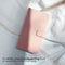 Selencia iPhone 13 - Echt Lederen Bookcase - Ruimte voor 3 pasjes - Roze