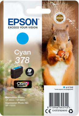 Epson 378 - Inktcartridge - Origineel - Cyaan