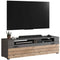 Furnilux Freno - TV meubel - 40x140x42cm - Grijs Eiken