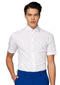 OppoSuits SHIRTS Short Sleeve white knight - Mannen Kostuum - Wit - Feest - Maat 49/50