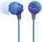 Sony MDR-EX15LP - In-ear koptelefoon - Neodymium-drivers 9 mm - Blauw