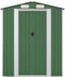 vidaXL - Tuinschuur - 192x606x223 - cm - gegalvaniseerd - staal - groen