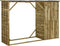vidaXL - Tuinschuur - 253x80x170 - cm - grenenhout