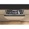 WHIRLPOOL W7IHP40LC - Inbouw vaatwasser 60cm - 15 couverts 40 dB(A) - zwart glas