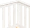 vidaXL - Slaapbank - 75x190 - cm - massief - grenenhout - wit
