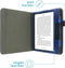 imoshion E-reader Hoesje - Geschikt voor Kobo Libra H2O - Vegan Leather Bookcase - Donkerblauw