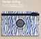 iMoshion Tablet Hoes Geschikt voor Honor Pad X9 - iMoshion 360° Draaibare Design Bookcase 2.0 - Meerkleurig /White Blue Stripes