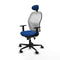 Jorquera Piqueras y Crespo 1D036N1 - Bureaustoel met hoofdsteun - Verstelbare hoogte - Blauw
