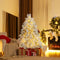 Coast Kunstkerstboom 150 cm - LED 150 Warmwitte Lampjes - Besneeuwd Groen/Wit - 279 Takken