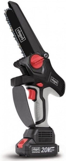 SCHEPPACH CBS260-20Li accu kettingzaag - 20V Brushless en 13 cm zaaglengte - Met 20V 2.0 Ah accu en lader