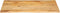 vidaXL - Tafelblad - met - natuurlijke - rand - 100x60x3,8 - cm - massief - mangohout