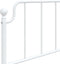 vidaXL - Hoofdbord - 107 - cm - metaal - wit