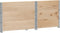 vidaXL - Plantenbak - 80x60 - cm - massief - grenenhout