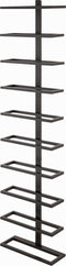 PTMD Icon Wijnrek - 10 x 27 x 116 cm - Ijzer - Zwart