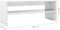vidaXL - Salontafel - 100x40x40 - cm - bewerkt - hout - hoogglans - wit