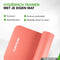 Tunturi NBR - Fitnessmat Extra dik 15mm - Anti-slip - 180x60cm - Inclusief Draagtas - Roségoud