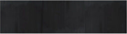 vidaXL - Vloerkleed - rechthoekig - 80x300 - cm - bamboe - zwart