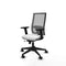 Piqueras y Crespo 2D066N0 - Bureaustoel - Verstelbare hoogte met armleuning - Wit