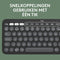 Logitech Pebble Keys 2 K380s - Draadloos Toetsenbord - Bluetooth - Tonal Graphite