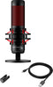 HyperX QuadCast - Microfoon - Trillingsdempende shockmount en tap-to-mute - Zwart