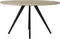Light & Living Eettafel Magnifera - Hout/Zwart - Ø120cm - Modern,Landelijk