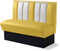 Bel Air Dinerbank Single Booth HW-120 Geel