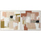 Schilderij Home ESPRIT Groen Beige Abstract Stads 121 x 5,2 x 121 cm (2 Stuks)