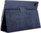 Lunso - Stand flip sleepcover hoes - Geschikt voor iPad Pro 11 inch (2020) - Blauw