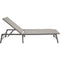 Lazzaro Ligbed - Aluminium frame - 56x193x31cm - Matt anthracite