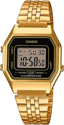 Casio LA680WEGA-1ER - Dameshorloge - Digitaal - Goudkleurig 28,6 mm