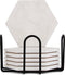 Castagnola Onderzetters - Keramisch met Kurk - Set van 6 - Offwhite (6 stuks)