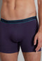 TOM TAILOR Kentucky - 2-pack heren Long Boxer - Effen donkerblauw / paars - Maat L (2 stuks)