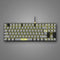 FR-TEC BATPCKEY - Toetsenbord TKL - Mechanische keyswitch QWERTY - Zwart Geel