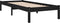 vidaXL - Bedframe - massief - grenenhout - zwart - 90x200 - cm