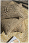 Tapijt DKD Home Decor Bruin Wit Geel (200 x 200 x 1 cm)
