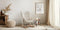 MEUBLE COSY Schommelstoel - Relaxstoel - Ergonomisch - Beige - 66x84x97cm