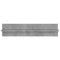 Wandschappen 2 st 80x11,5x18 cm bewerkt hout betongrijs