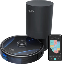 Eufy RoboVac LR30 Hybrid+ - Robotstofzuiger en dweil - iPath Laser Navigation 3000Pa-zuigkracht - zwart