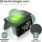 Caliber HCG019QI-MG - Digitale wekker - Draadloos opladen met USB-poort - Nachtlampje (diverse kleuren)