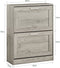 SoBuy FSR137-HG - Schoenenkast - 2 Kleppen - Grijs