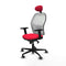 Piqueras y Crespo 2D036G1 - Bureaustoel - Verstelbare hoogte met hoofdsteun - Rood